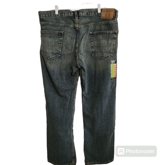 Levi's Jeans Mens Authentic Signature Straight Jeans, sz 36 - Picture 2 of 7